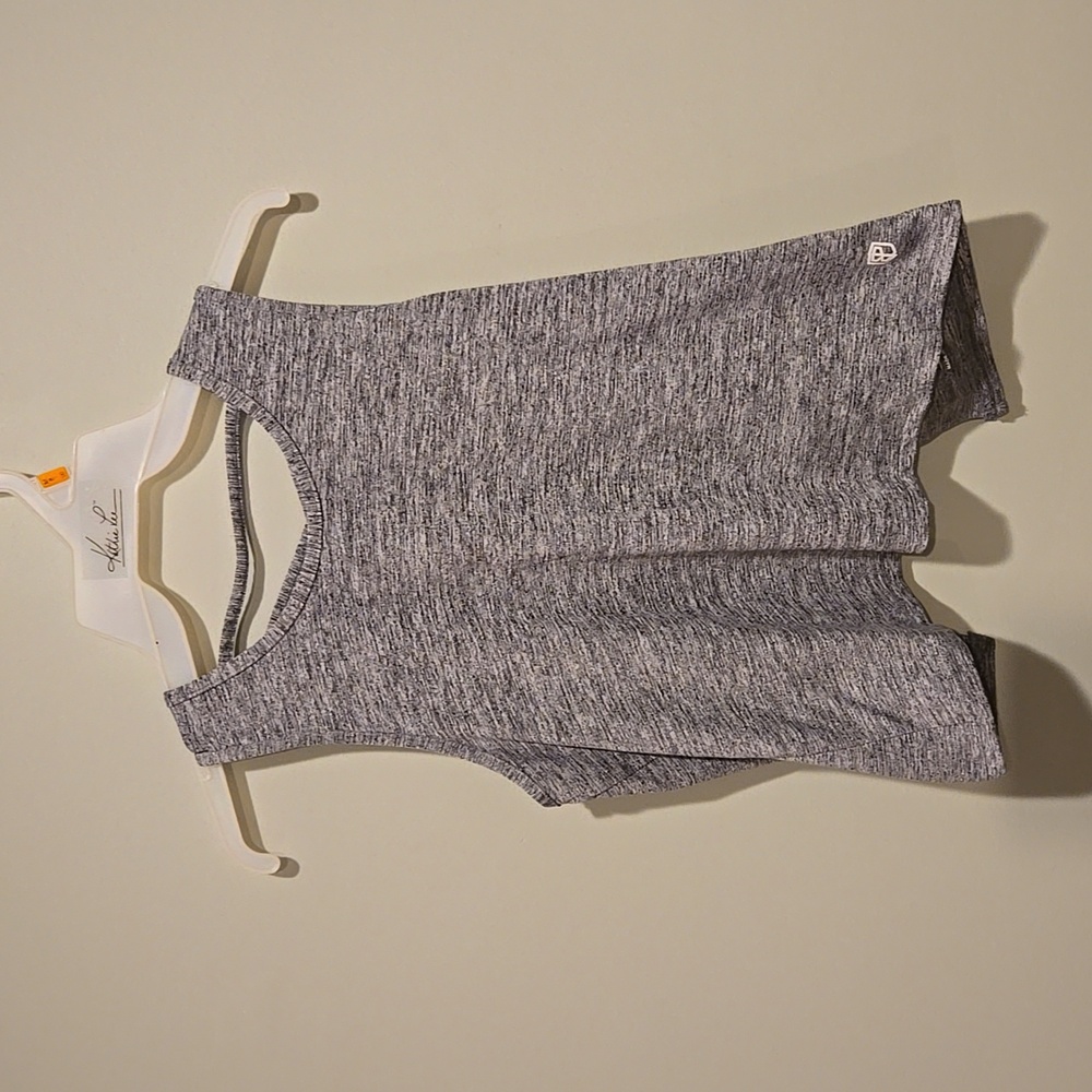 Born Primitive Cropped Tank, Darker Heather Gray, Medium